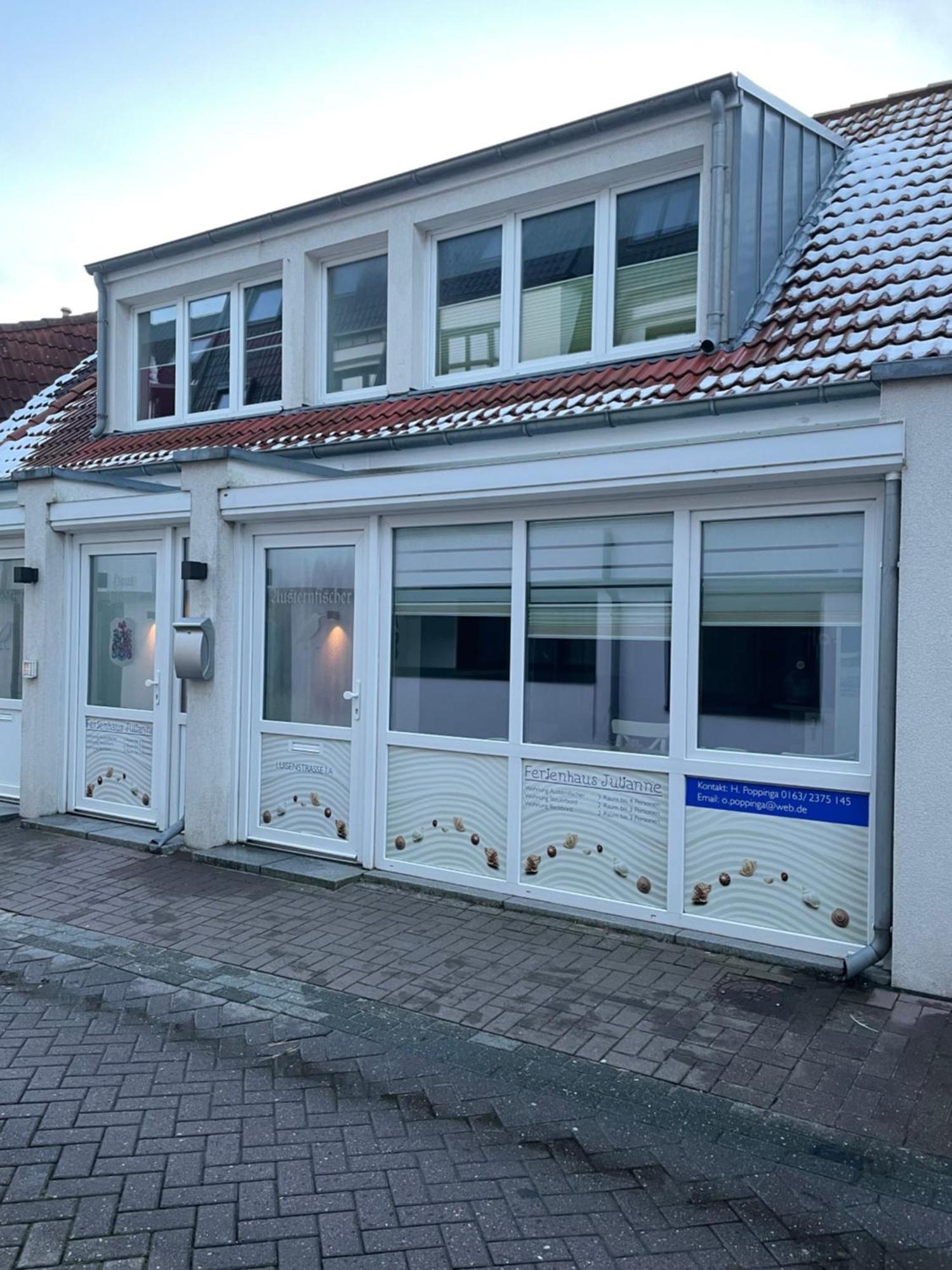 Haus Julianne, Wohnung Backbord, Familie Poppinga Нордерней Экстерьер фото